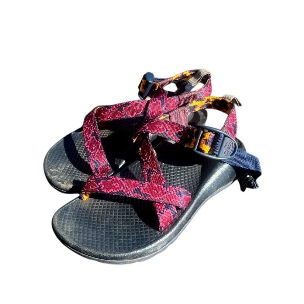 Chaco Sandals Kids Size 2 Purple Z1 Ecotread Strap Casual Outdoors Hiking